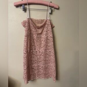 Victoria's Secret Blush Lace Slip